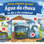 Erros comuns ao usar água da chuva no dia a dia residencial